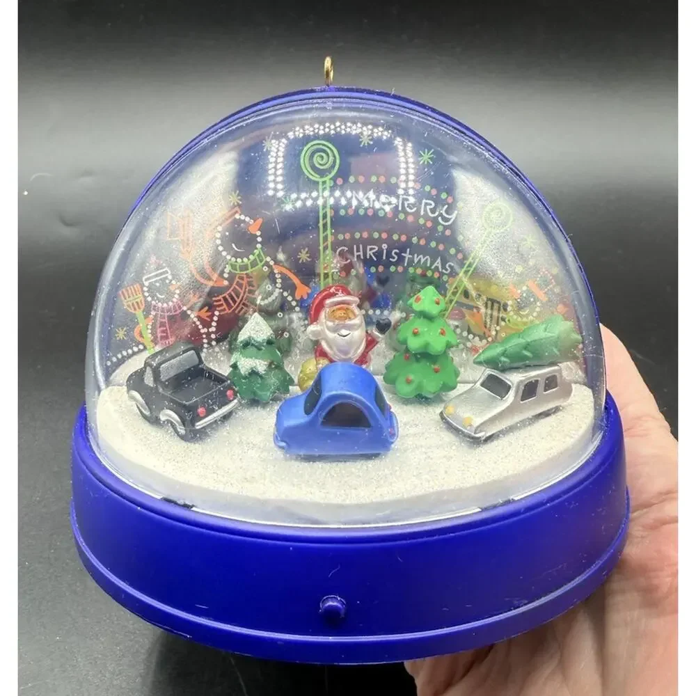 Hallmark HOLIDAY PARK Christmas Tree Ornament Light & Sound No Box! EUC -Lo24